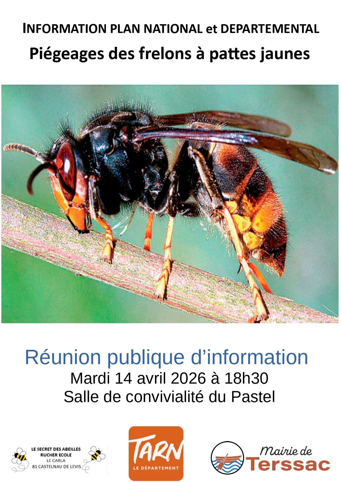 Réunion mardi 14 avril au Pastel