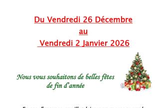 Fermeture de la Mairie de Terssac